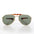 Large 62mm Unisex Aviator Sunglass - Bowser