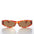 Mod Wrap Around Vintage Sunglasses - Brower