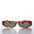 Mod Wrap Around Vintage Sunglasses - Brower