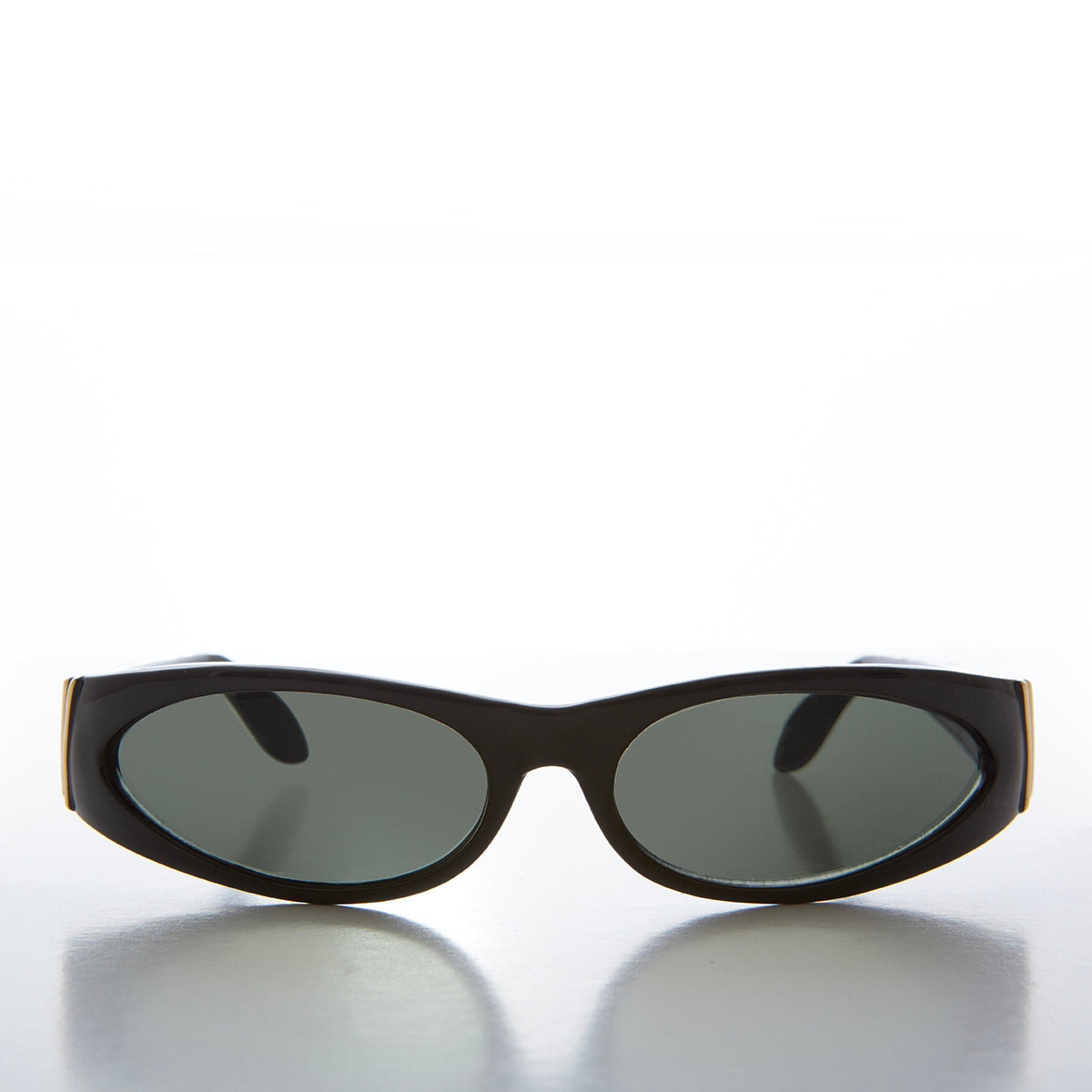 Mod Wrap Around Vintage Sunglasses - Brower