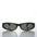 Mod Wrap Around Vintage Sunglasses - Brower