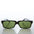 Black Frame Mod Sunglasses - Brunner