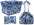 Cruiser Candy Bicycle Basket Liner 15 "x 12" x 10" (Blue Hawaiian)