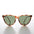 Large Unique Cat Eye Vintage Sunglass - Cecile