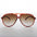 Large Frame Pilot Vintage Sunglass with Gradient Lens - Champ