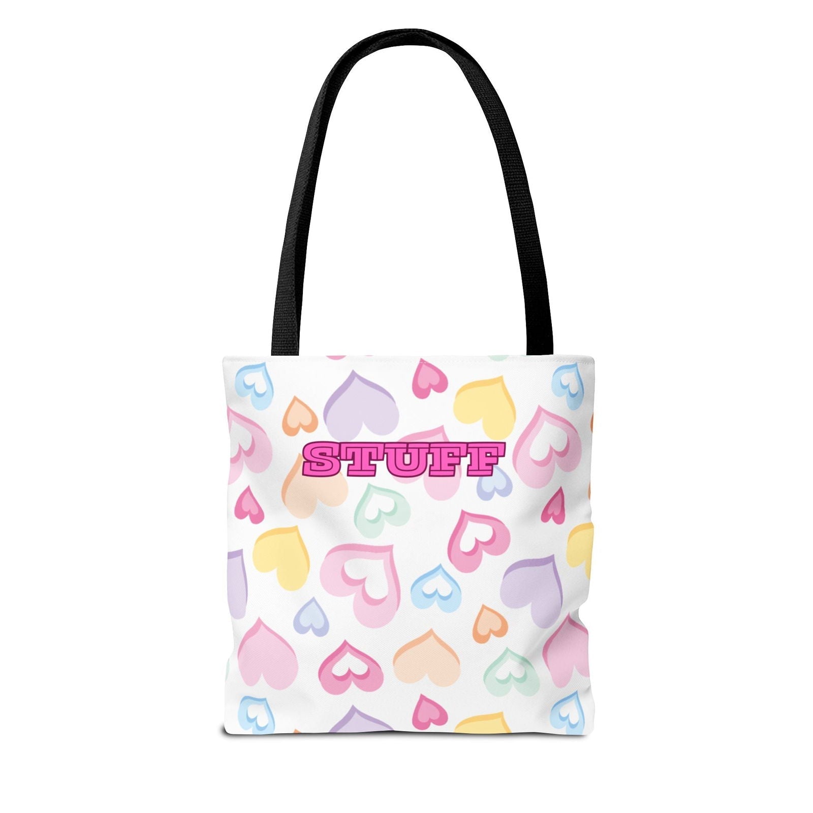Conversation Hearts Tote Bag - Cute Design for Valentine’s Day