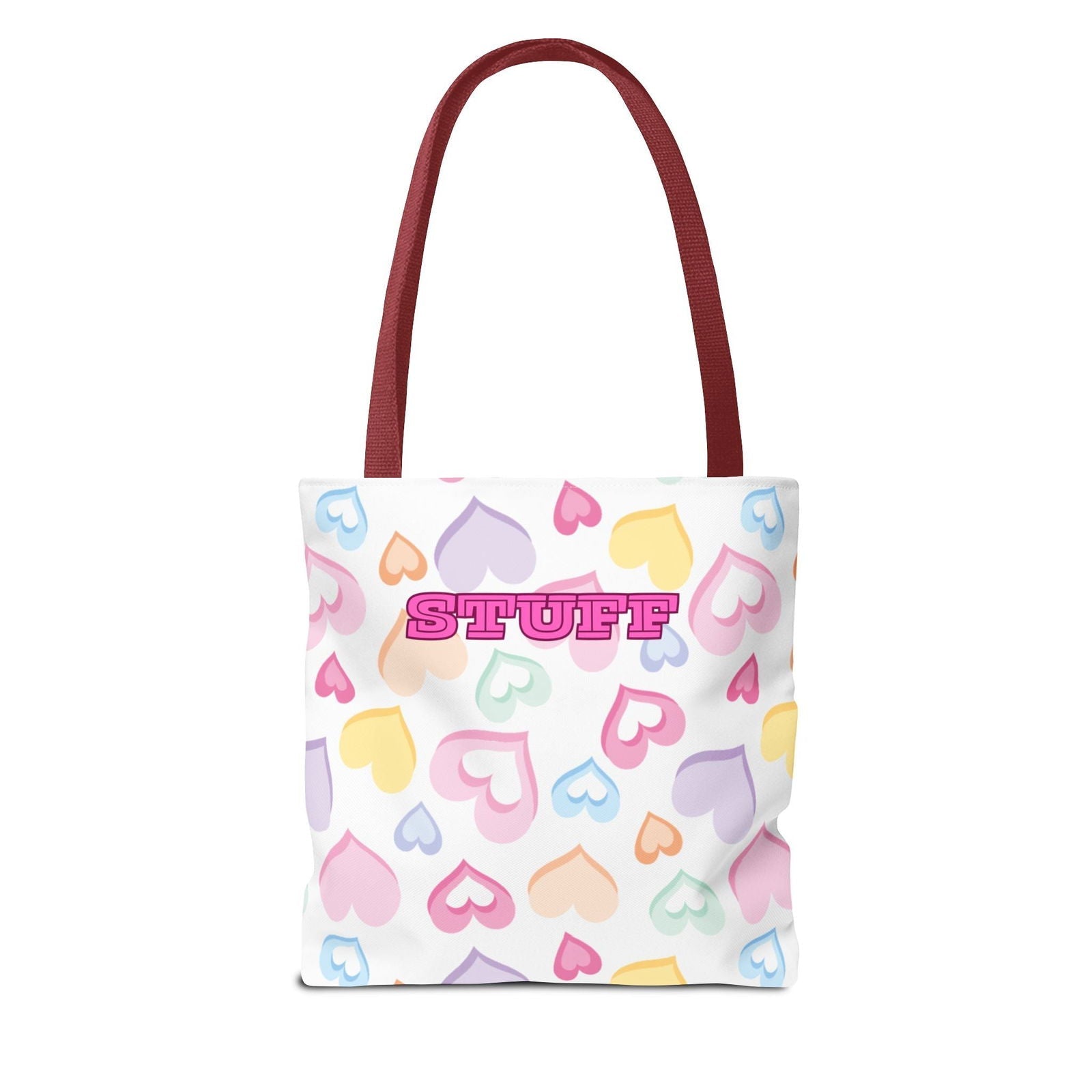 Conversation Hearts Tote Bag - Cute Design for Valentine’s Day