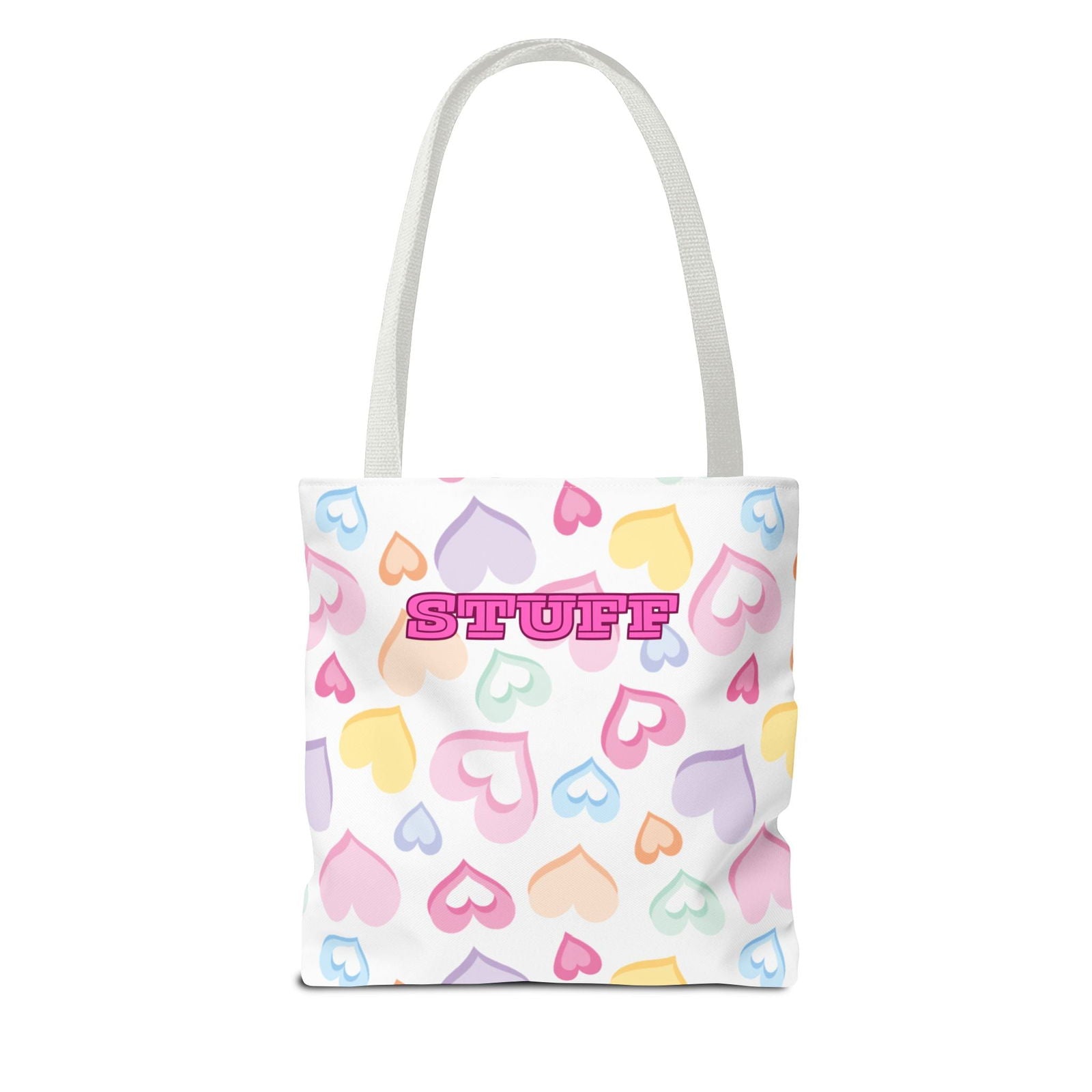 Conversation Hearts Tote Bag - Cute Design for Valentine’s Day