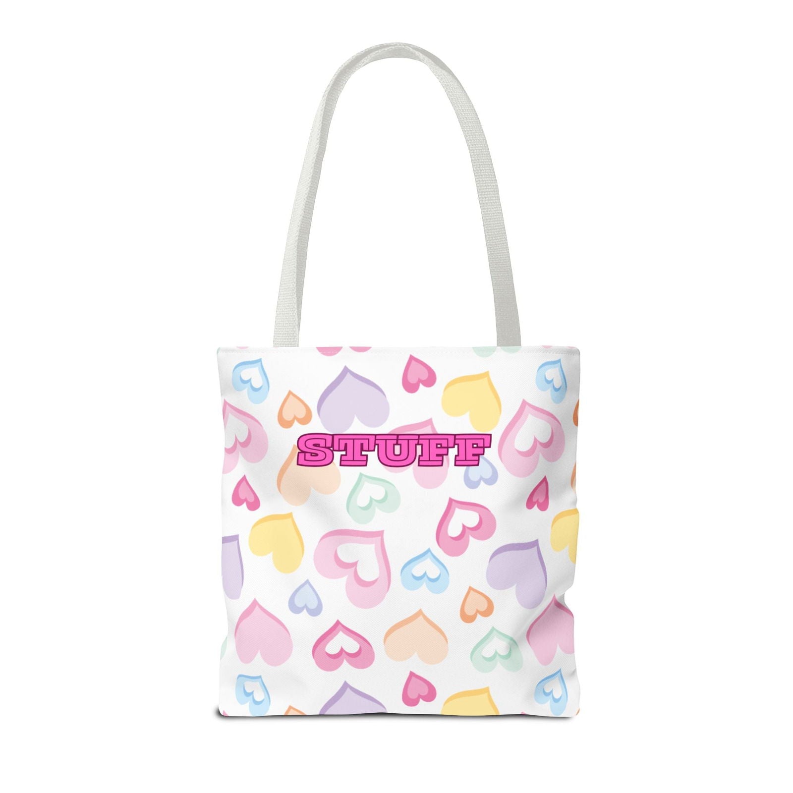 Conversation Hearts Tote Bag - Cute Design for Valentine’s Day