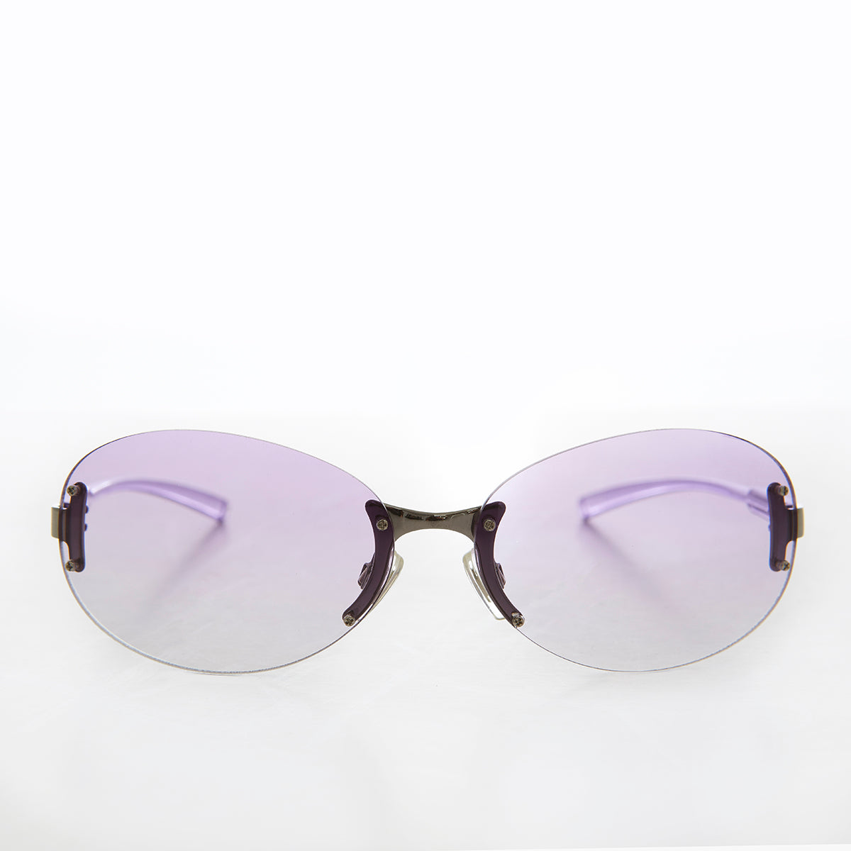 Large Oval Vintage Sunglasses - Eugena