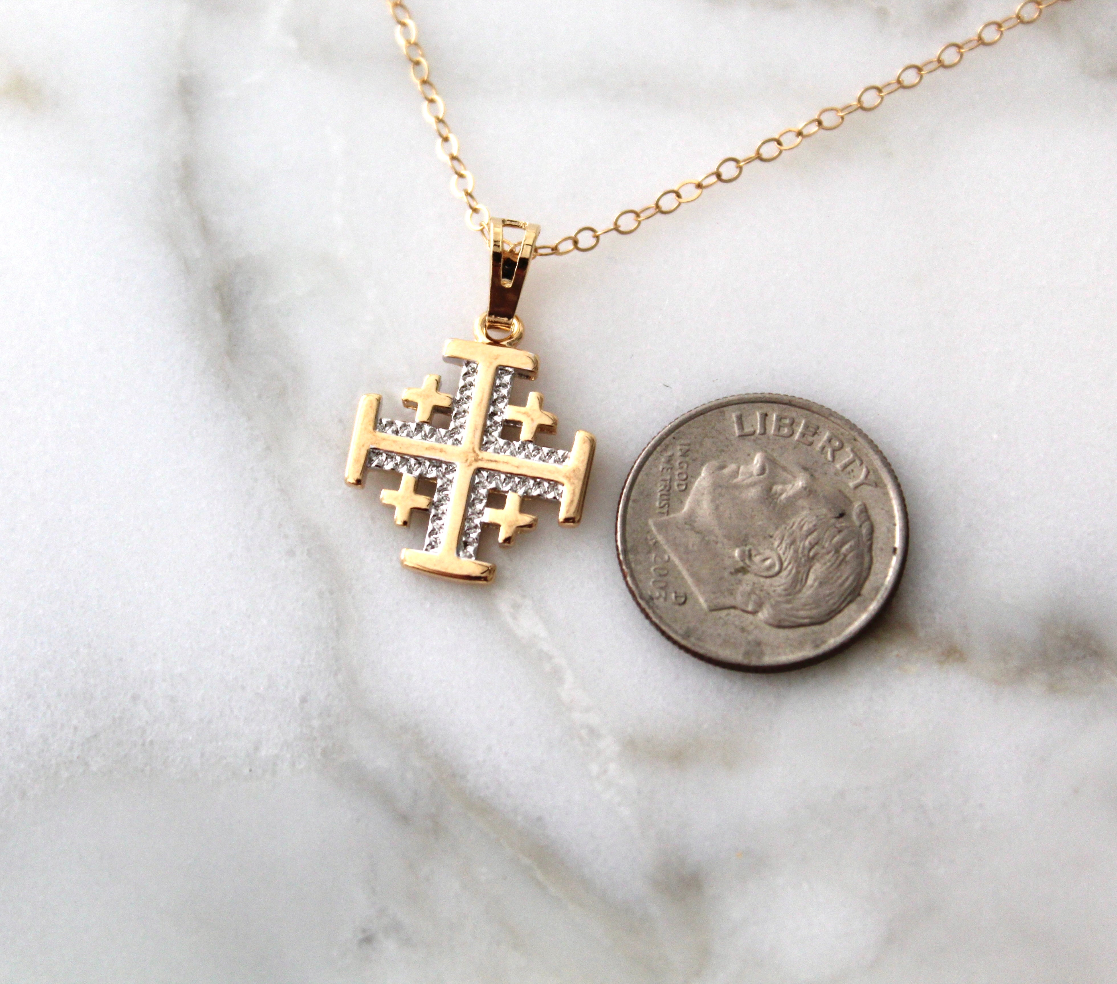 Jerusalem Cross Necklace