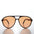 Classic Pilot Sunglasses With Copper Lens - Flores