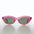 Colorful Cat Eye Sunglasses - Fran