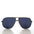 Large Square 80s Aviator Sunglasses - Gibbons