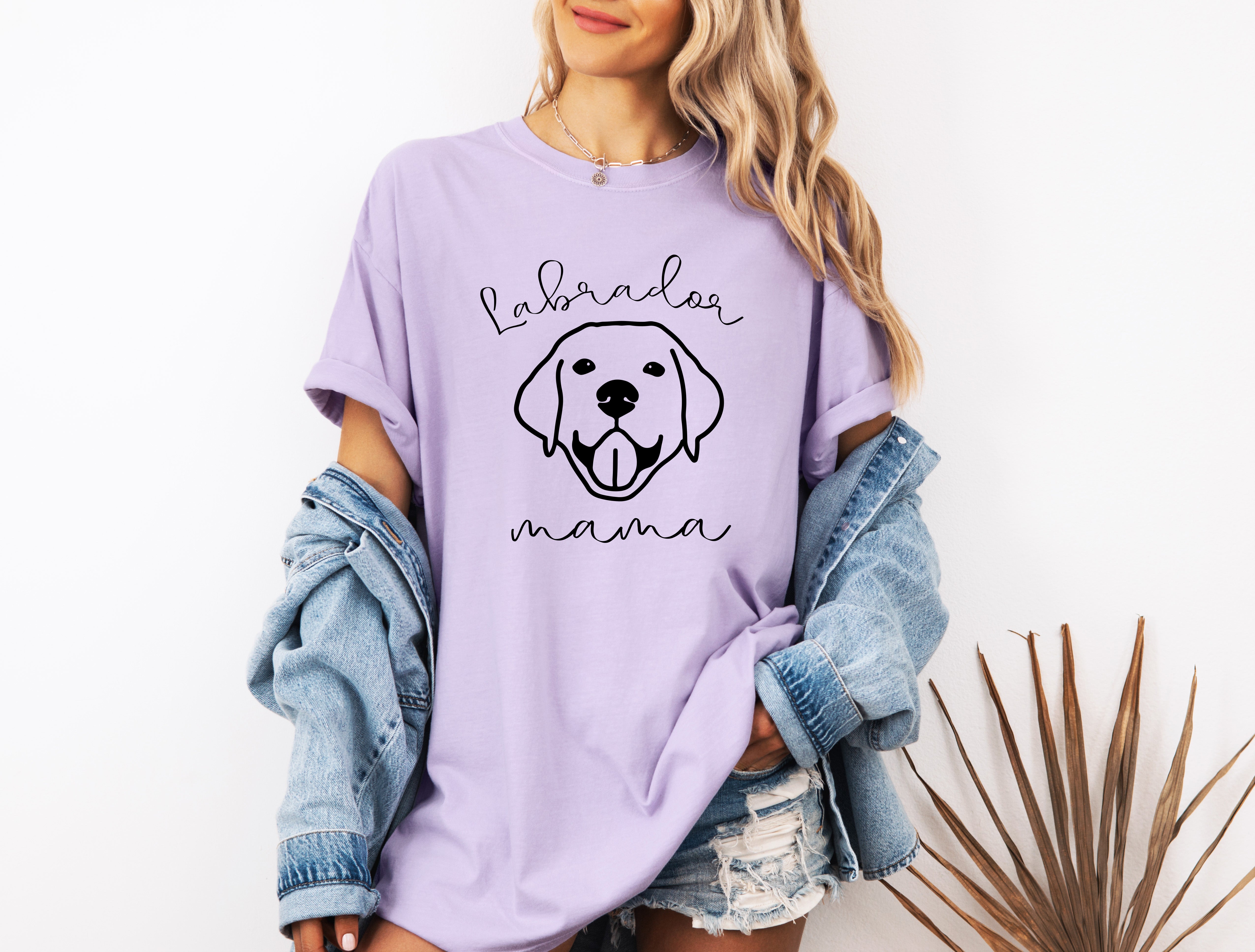 Labrador Retriever Dog Mom Comfort Colors T Shirt (Copy)