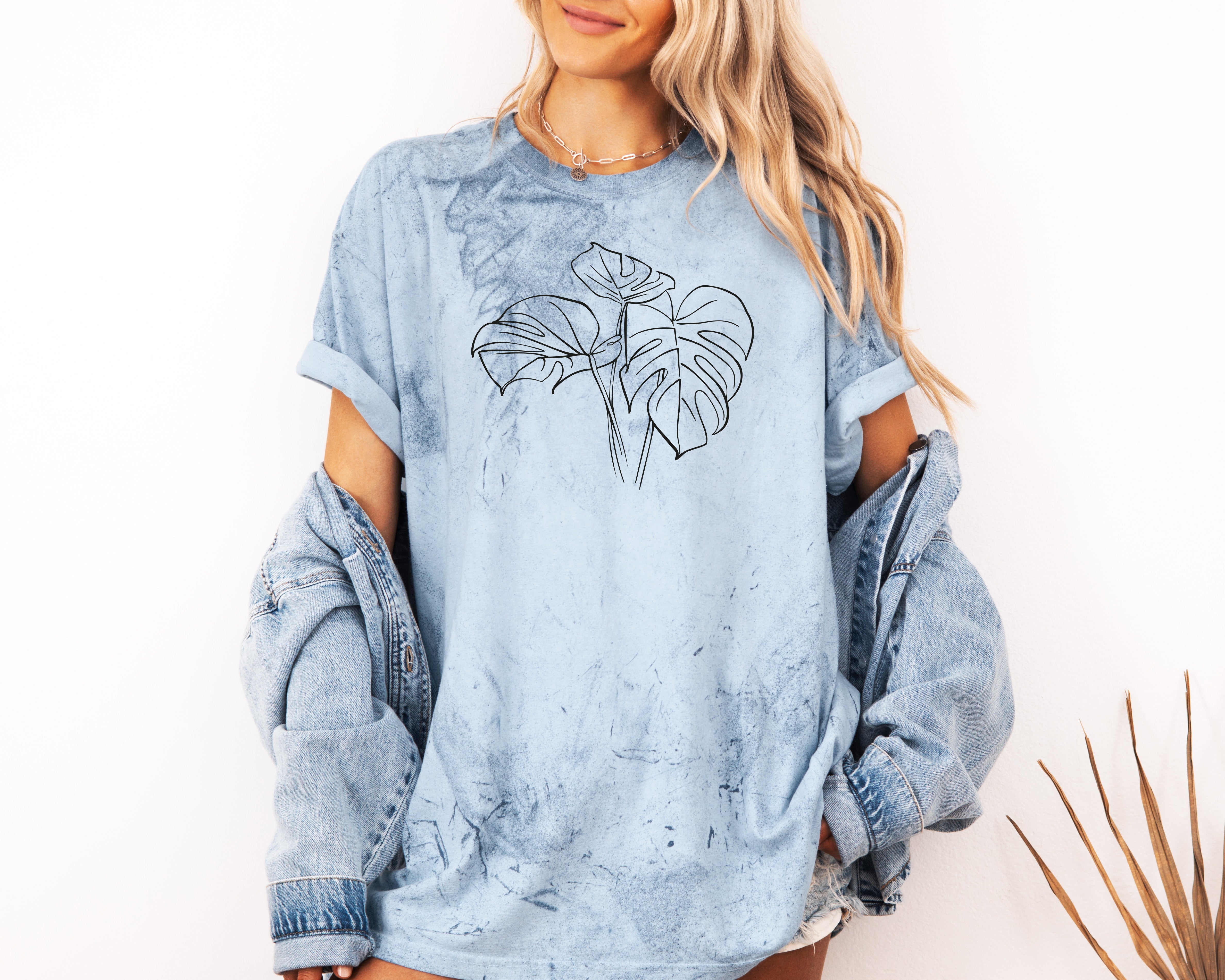 Monstera botanical Comfort Colors T Shirt