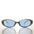 90s Oval Sunglasses with Light Tinted Lenses - Helena