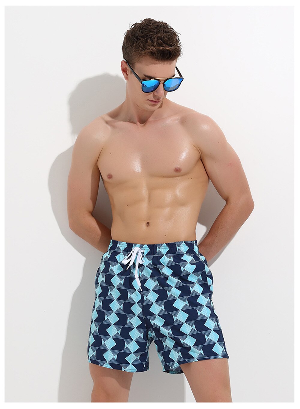 Blue Diamonds Men's Swim Shorts