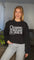 Chasing Toddler and Jesus Christian Mom Faith Bible Women's Slightly Cropped Sweatshirt