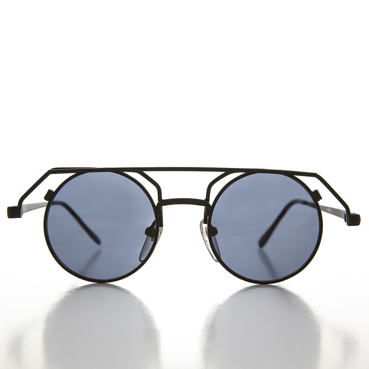 90s Round Steampunk Goth Vintage Sunglass - Joker