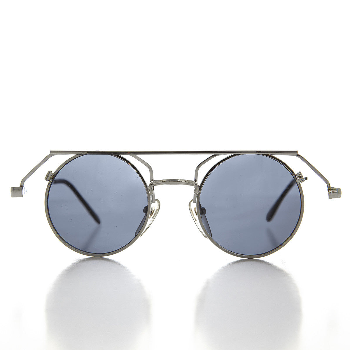 90s Round Steampunk Goth Vintage Sunglass - Joker