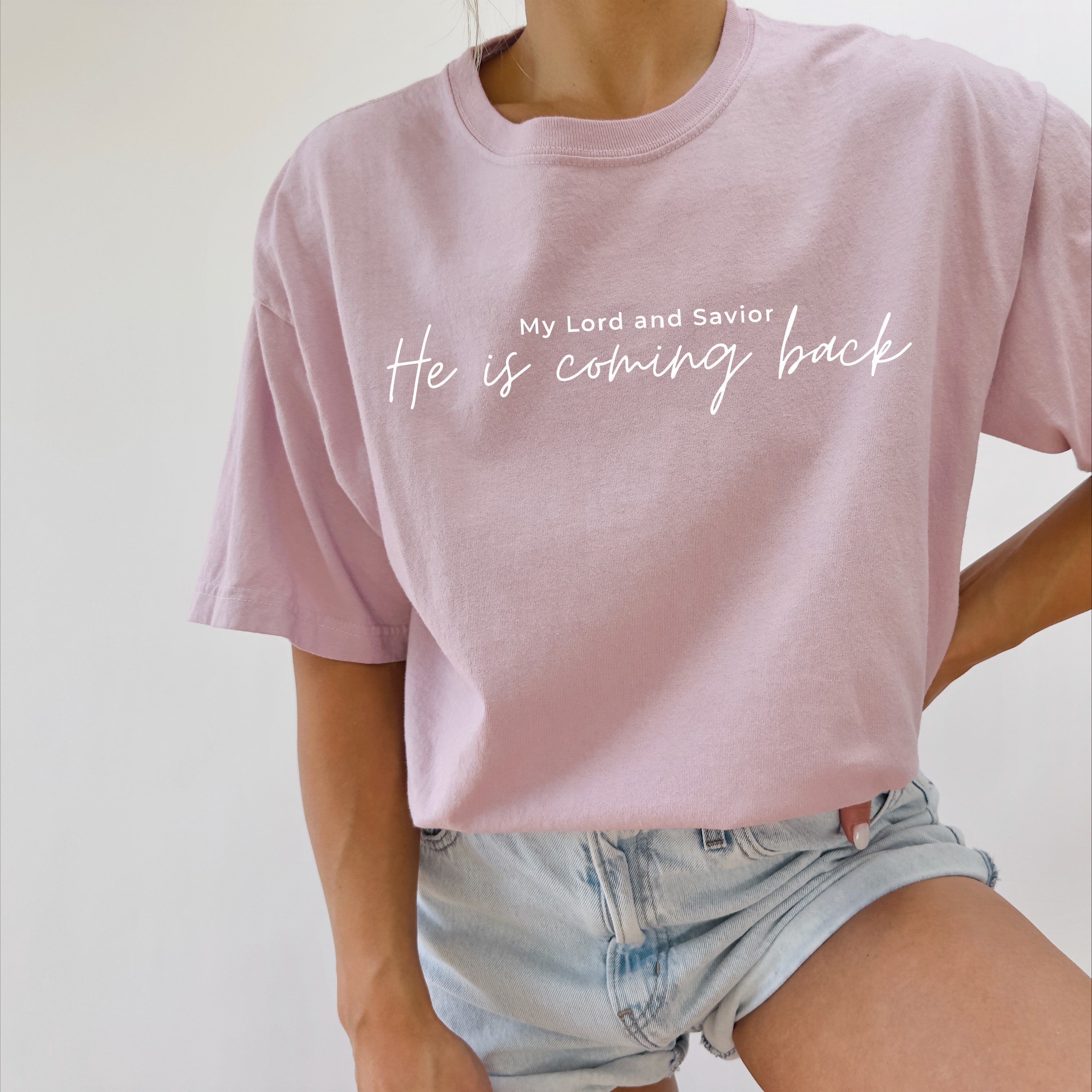 Jesus He is coming back Comfort Colors Christian T Shirt