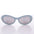 Curved Oval Cat Eye Vintage Sunglass - Lanie 2