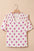 Nylah Polka Dot Shirred Yoke Blouse