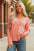 Rachel Floral Patchwork V Neck Long Sleeve Top