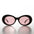 Colored Lens Oval Cat Eye Clout Sunglass - Lulu 4