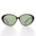 Large Oval Cat Eye Sunglass - Luxx