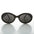 90s Oval Cat Eye Vintage Sunglass - Macie