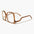 Brown Oversized Reader or Bifocal Glasses - Mia