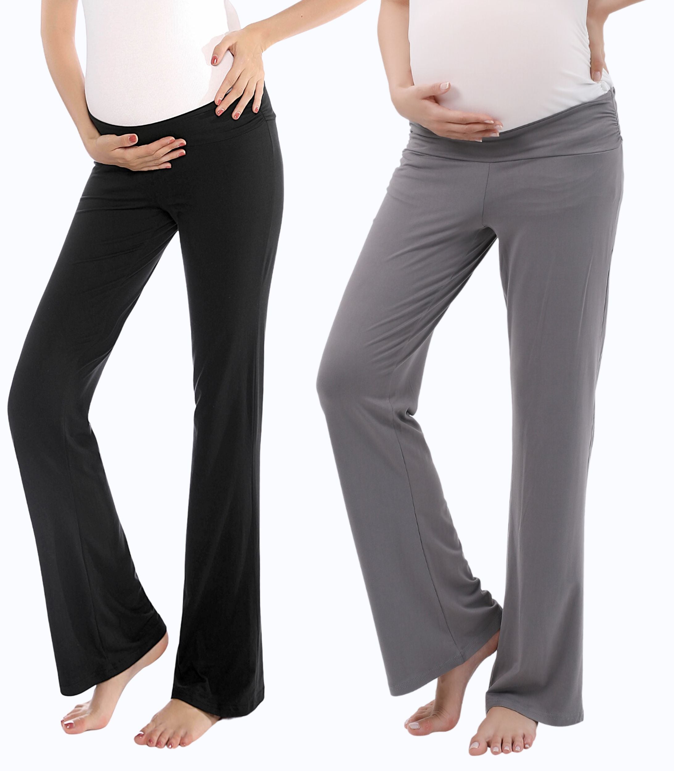 Below Bump Maternity Postpartum Pajama Pants (2 Pack)
