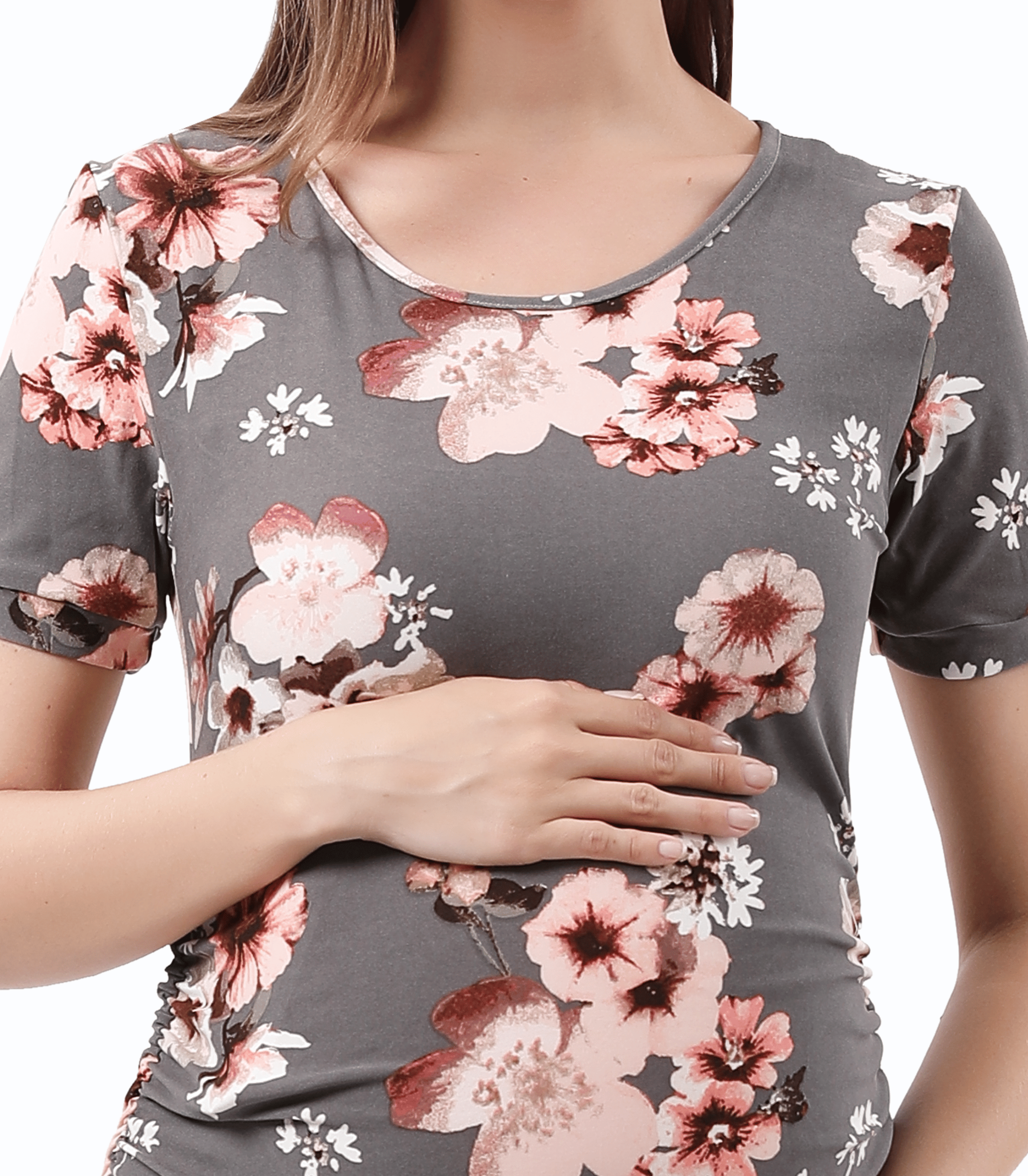 Ribbed Maternity Dress