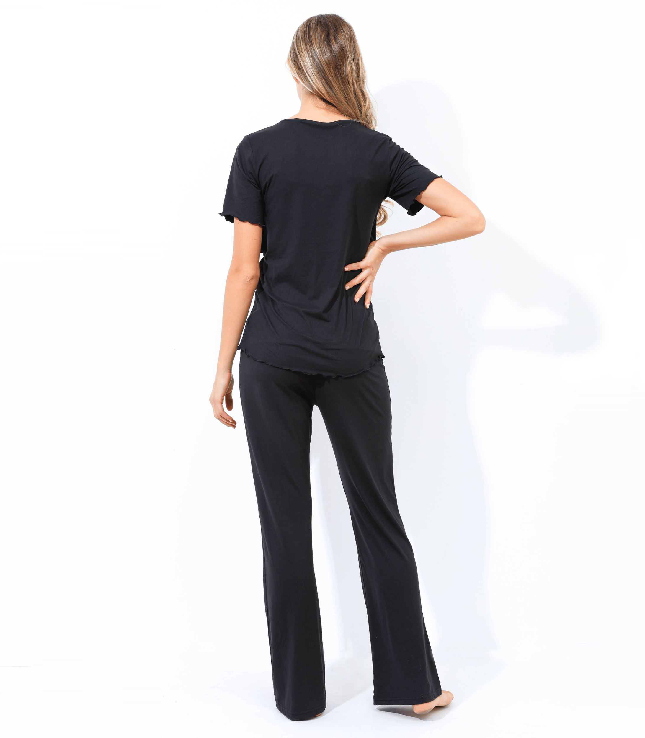 Bump Friendly Nursing Pajama Set Colored