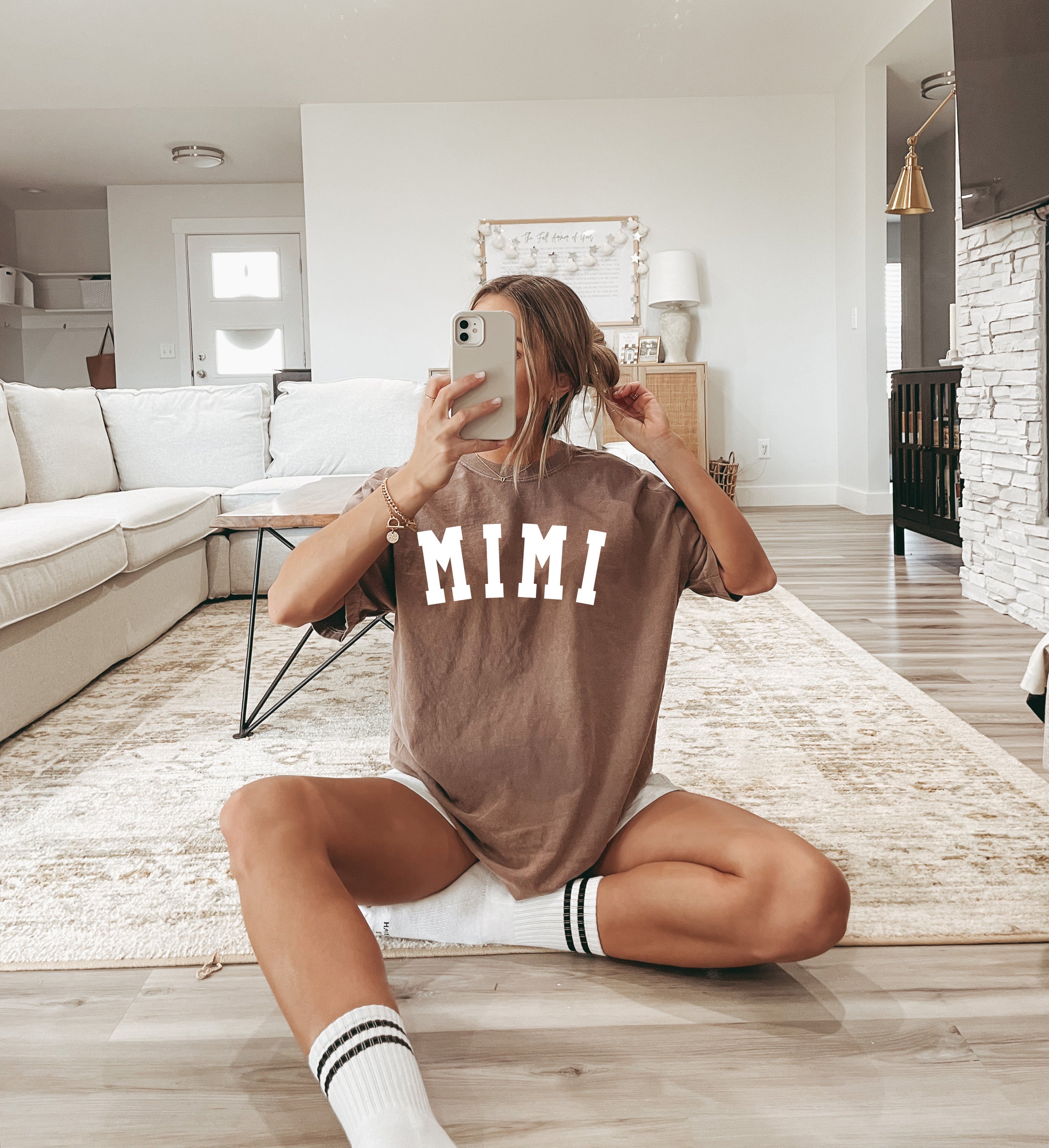 Mimi Grandma Comfort Colors Garment Dyed T Shirt (Condensed font)