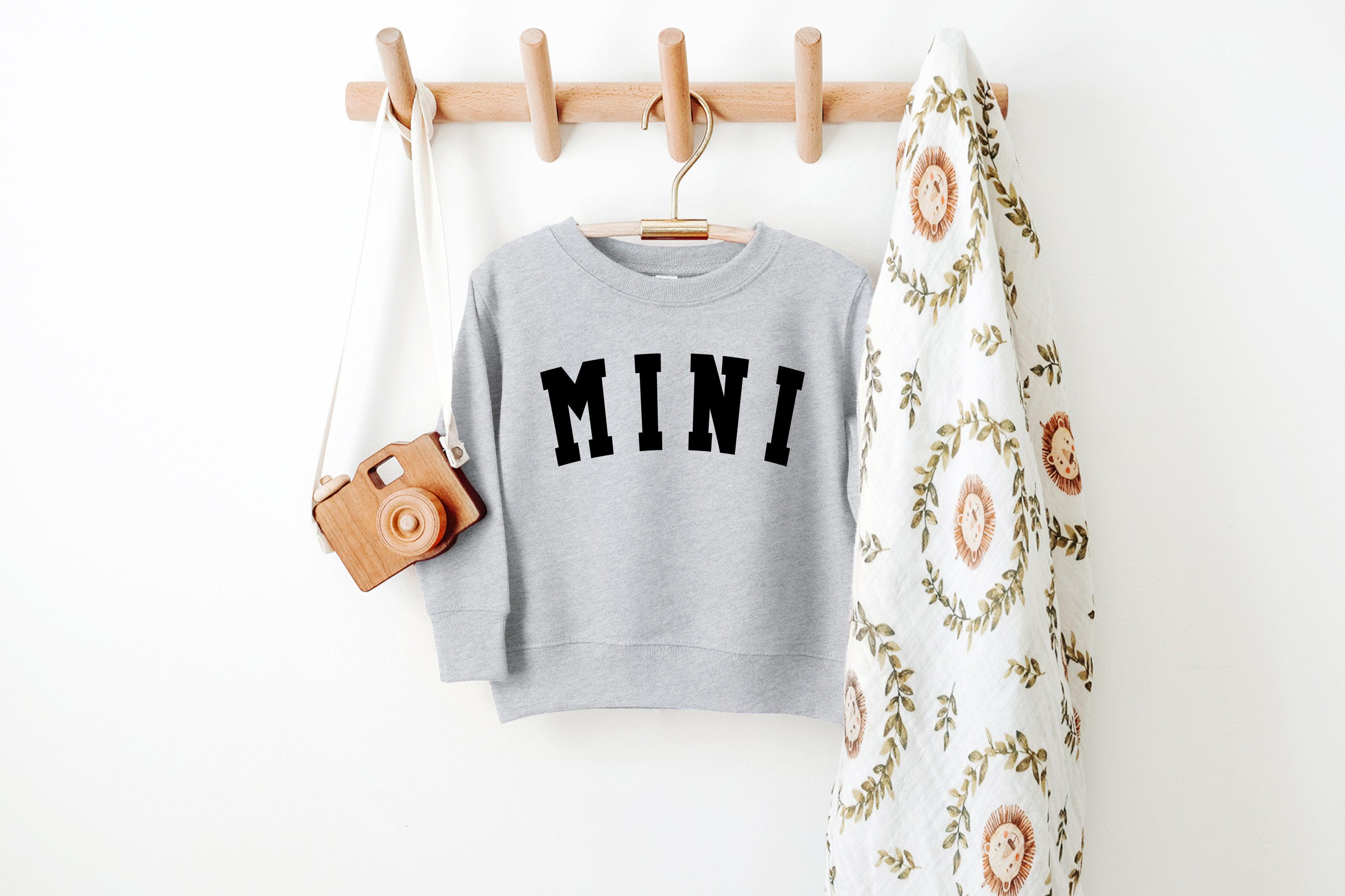 Mini Toddler Kids Sweatshirt (Condensed Font)