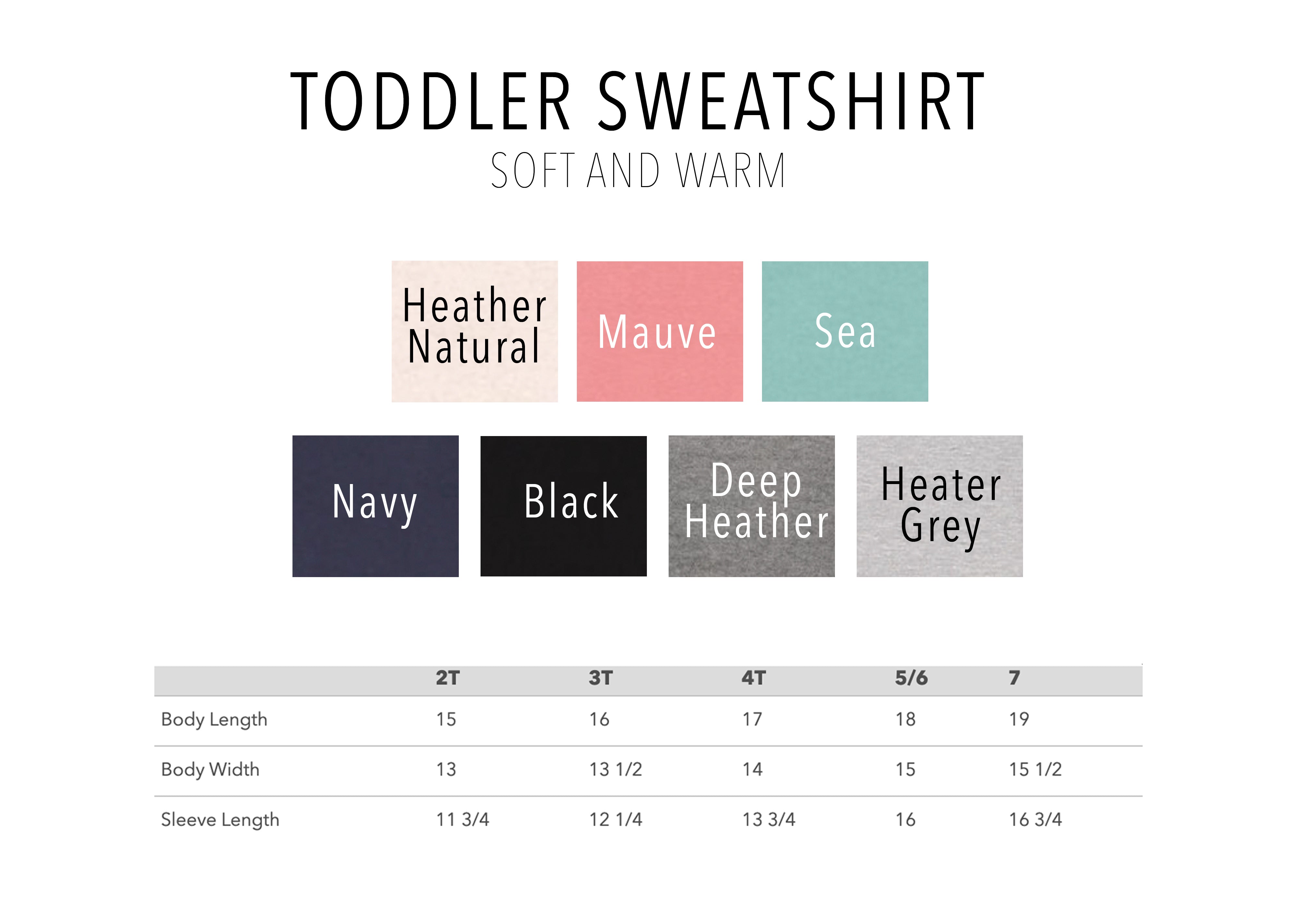 Mini Toddler Kids Sweatshirt (Condensed Font)