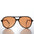 Classic Pilot Sunglass with Copper Lens - Nicola