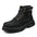 Men's Simple Casual Plus Size Leather Martin Boots
