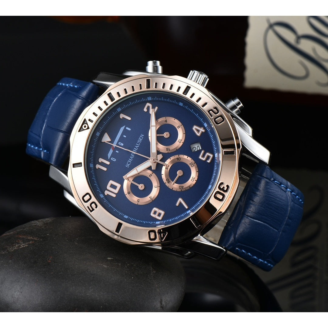Six-pin Timing Full-function Quartz Men's Business