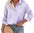 Women's Satin Top Long Sleeve Button Shirt Autumn