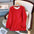 New Long Sleeve Sweater Solid Color Loose Top