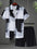 Men's Short Sleeve Shirt Outfit Printed Men's Clothing