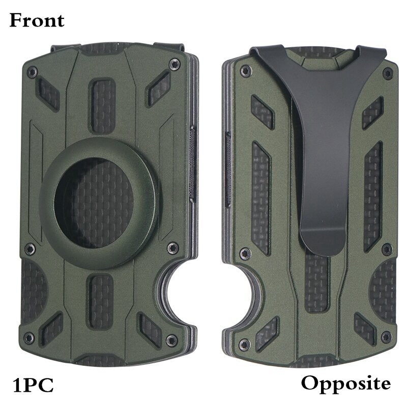 Fashion Personality Aluminum Alloy Men's Wallet Card