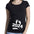Black Pregnancy Shirt Maternity Cute Baby Print O-Neck Short