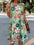 Women's Summer Floral Print Round Neck Vest Mid-length Sleeveless Dress