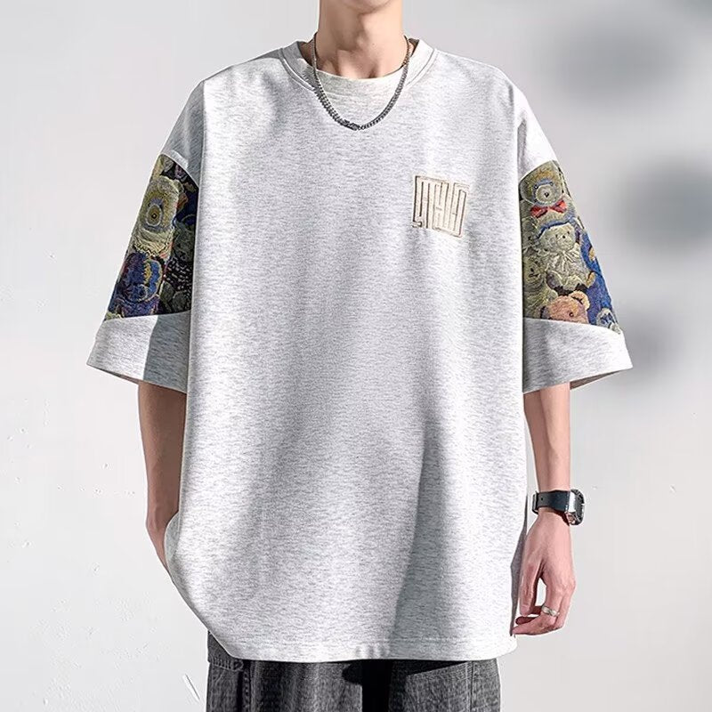 New Chinese Style Design National Style Short Sleeve T-shirt Men
