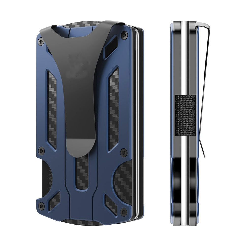 Fashion Personality Aluminum Alloy Men's Wallet Card